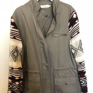 Army/ tribal print jacket